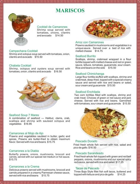 Mazatlan Mexican Restaurant menus in Cornelius, Oregon, United States