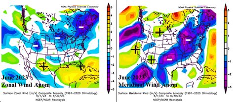 U.S. June 2023 Wind Speeds Lighter Than Normal Especially Wind Power ...