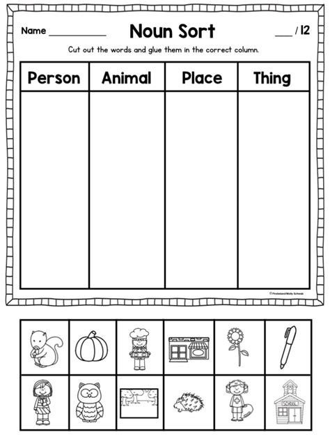 6 Easy Tips For Teaching Noun Activities In First Grade - Firstieland - First Grade Teacher Blog