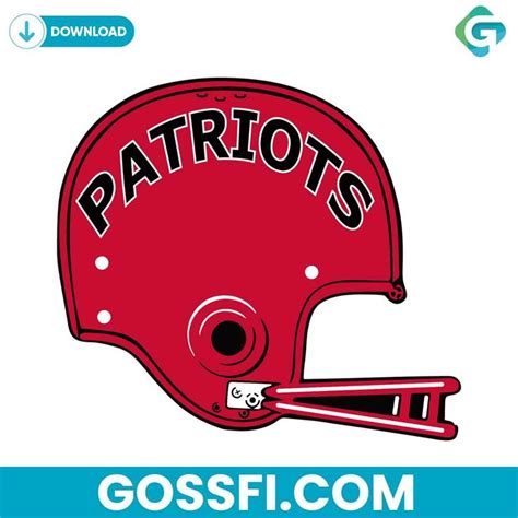 Free New England Patriots Football Helmet Svg | Patriots football, New ...