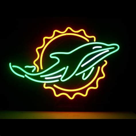 Custom Miami Dolphins NFL Neon Sign x Neon Sign USA – Custom Neon Signs ...