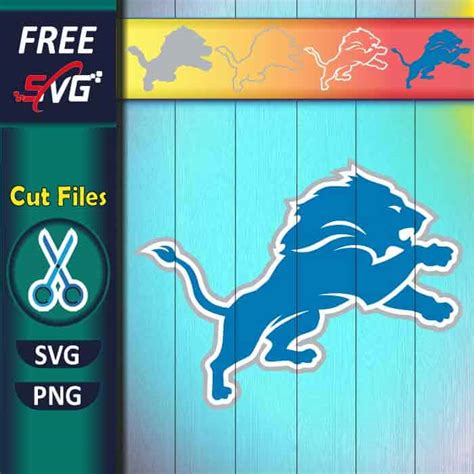 the detroit lions logo - Cut files for Cricut and Silhouette