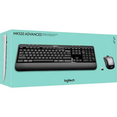 Logitech MK520 Wireless Combo Wireless keyboard/mouse combo Black from ...