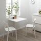 NORBERG white, Wall-mounted drop-leaf table - IKEA