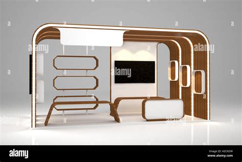 blank modern booth exhibition design Stock Photo - Alamy