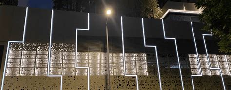 LED Facade Lighting for Residential Building