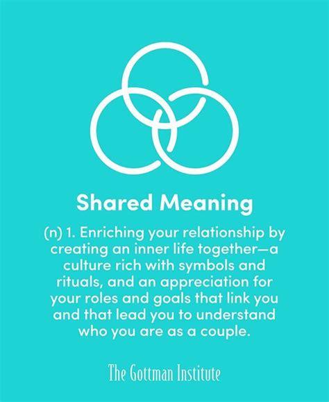 The Gottman Institute on Instagram: "John Gottman suggests that couples create shared meaning ...