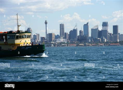 A ferry in Sydney Harbour Stock Photo - Alamy