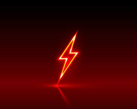 Red Black Background Lightning Red waves on gray background