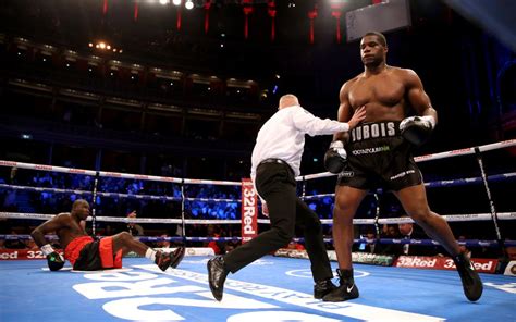 Daniel Dubois stops Ebenezer Tetteh with devastating first round ...