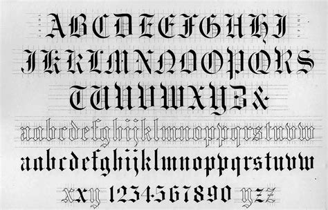 Old English Cursive Fonts | file name: New Specncerian Compendium ...