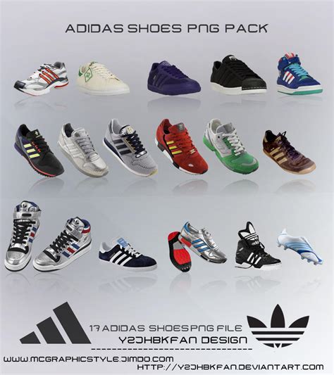 Adidas Shoes Png Pack by y2jhbkfan on DeviantArt