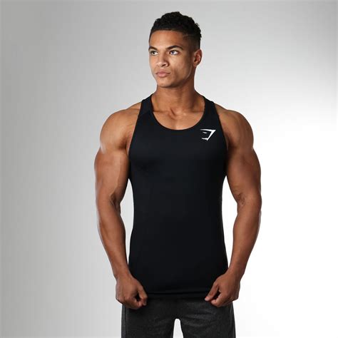 Gymshark DRY Element Tank Top - Black The Gymshark DRY Element Tank Top has moisture wicking ...