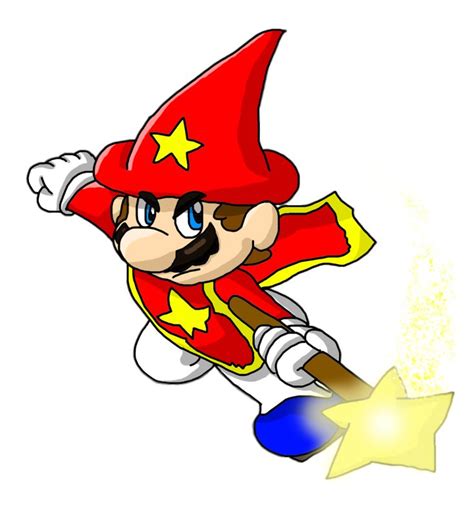 Wizard Mario by LeftyGreenMario.deviantart.com on @deviantART | Mario party, Mario, Wizard