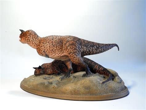 Lucas Jaymez on Twitter: "A couple of #Carnotaurus are guarding their nest. The eggs are ...