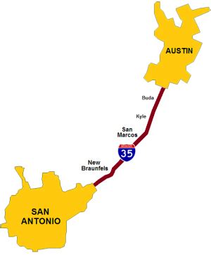 I-35/San Antonio-Austin Corridor - The Texas Highway Man