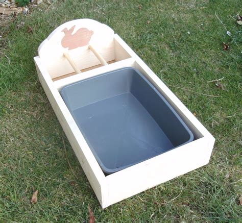 Rabbit Hay Feeder/Feeding Trough with Tray