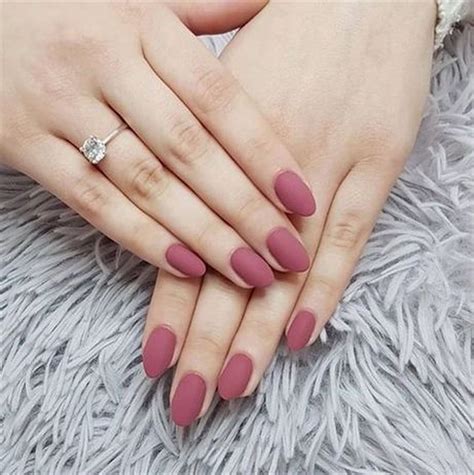 Popular Nail Colors Ideas This Fall Winter19 | Mauve nails, Matte nails design, Matte nails