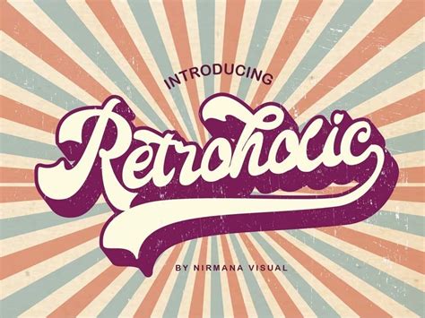 Retroholic Free Vintage Font Download by Kendrick Smith on Dribbble