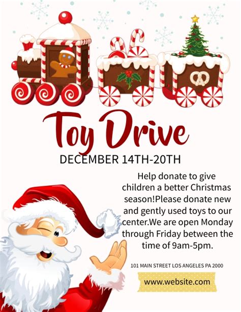 toy drive poster Template | PosterMyWall