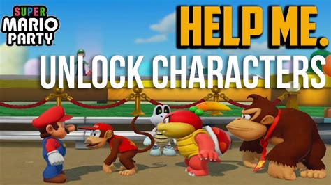 Super Mario Party : How to Unlock All Characters - YouTube