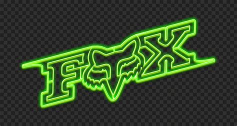 Transparent HD Fox Racing Green Neon Logo | Neon logo, Fox racing, Fox racing logo