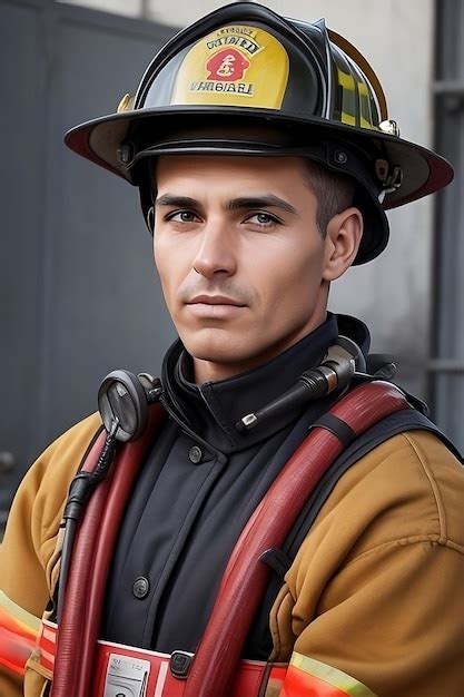 Premium AI Image | Firefighter portrait