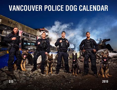 VPD creates hilarious calendar of Vancouver's police dogs (PHOTOS) | News