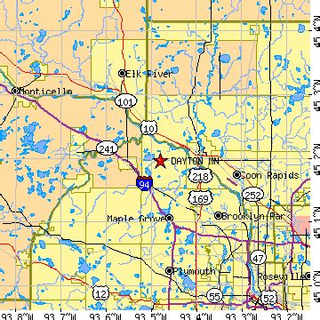 Dayton, Minnesota (MN) ~ population data, races, housing & economy