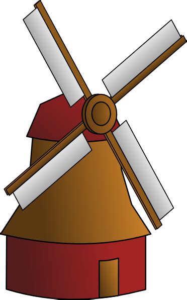 Windmill Clip Art at Clker.com - vector clip art online, royalty free ...