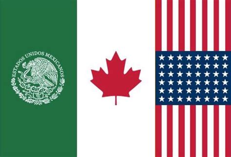 United North America Flag (Canada U.S.A. Mexico) : r/vexillology