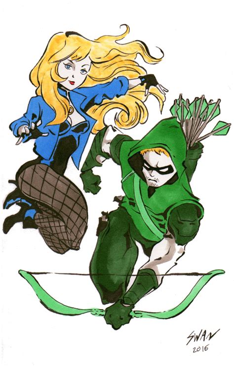 Green Arrow and Black Canary by DisintegrationStreet on DeviantArt