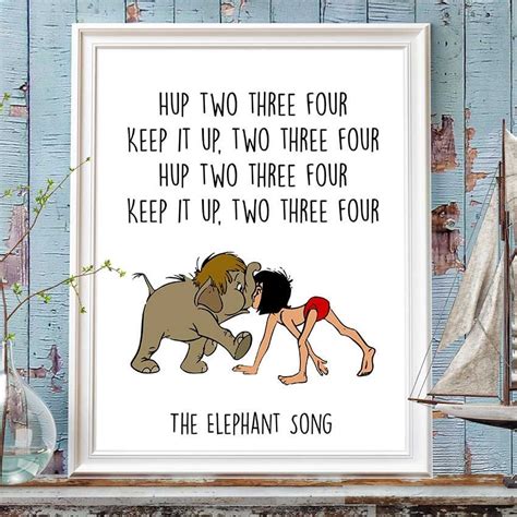 Jungle Book Disney Quotes Junior and Mowgli Printable