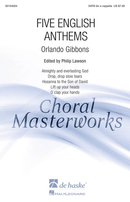 Orlando Gibbons: Five English Anthems - Singers.com