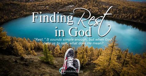 Finding Rest in God | Dr. Michelle Bengtson