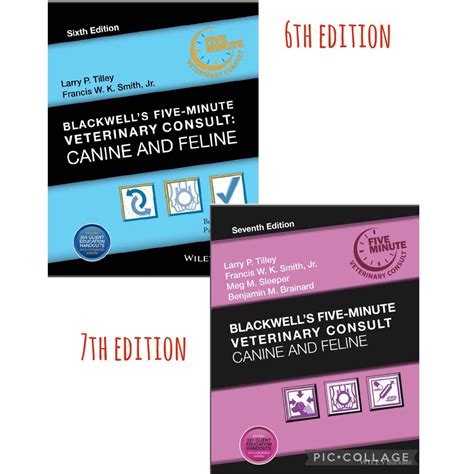 BLACKWELL'S FIVE-MINUTE VETERINARY CONSULT: CANINE AND FELINE - 6TH ...