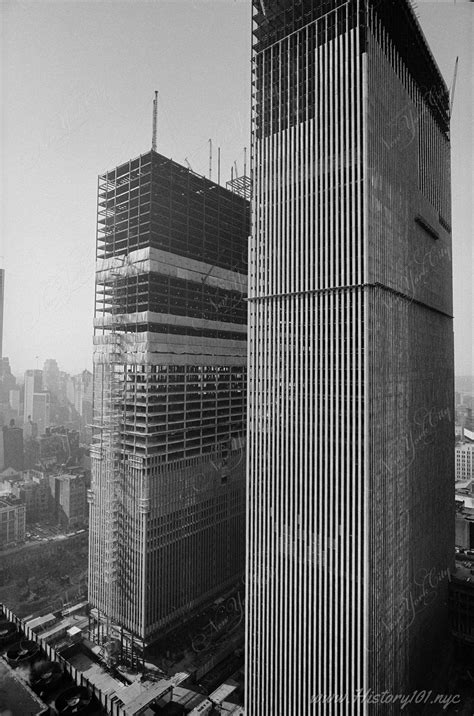 World Trade Center - Twin Towers Construction - NYC in 1971