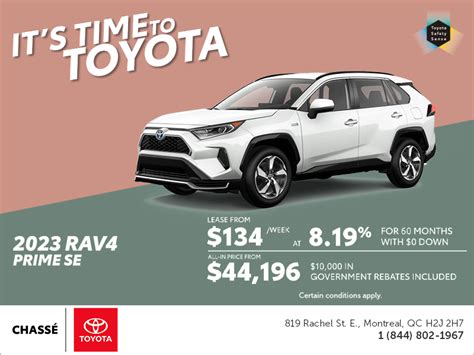 2023 Toyota RAV4 in Montréal |Chassé Toyota