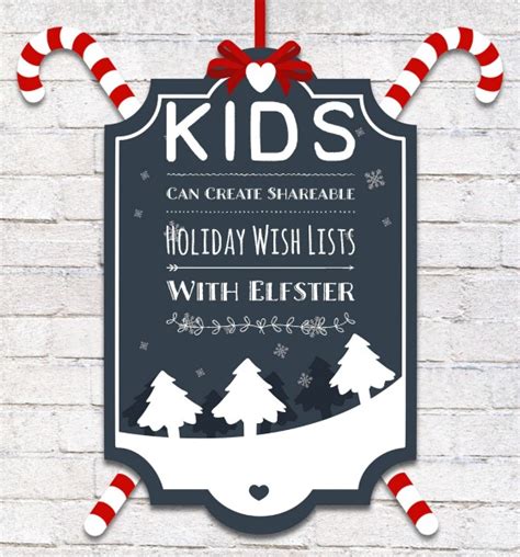 Kids Can Create Shareable Holiday Wish Lists With Elfster - Over The Top Mommy