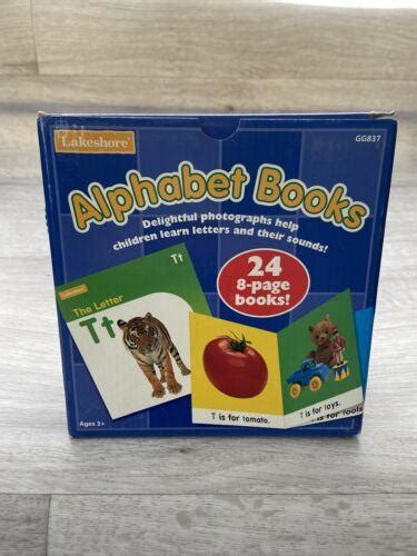 Lakeshore Learning Alphabet Books in Case First readers Homeschool 24 ...