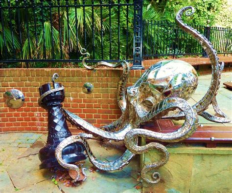 Metal Octopus Sculpture — Sculpture Design | Sculptures, Octopus art, Sculpture
