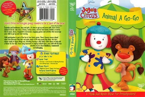 Jojo's Circus: Animal A Go-Go (2005) R1 DVD Cover - DVDcover.Com