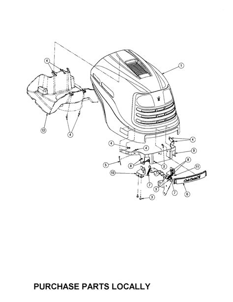 cub cadet lt1050 parts diagram - Homemadeked