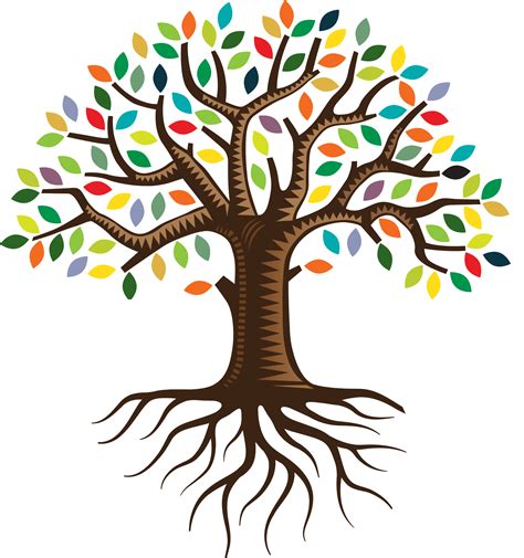 Download Root Qc Family Tree Logo Clip Art - Transparent Tree Of Life PNG Image with No ...