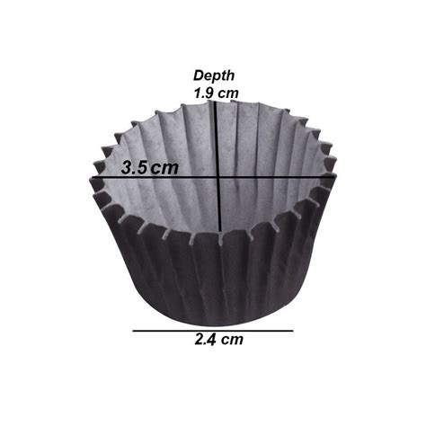 1000 Pcs Mini Brown Paper Baking Cupcake Muffin Liners & Bonbon Wrappe – Bake House - The Baking ...