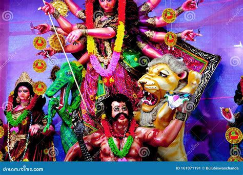 Durga Puja of West Bengal stock image. Image of amazing - 161071191