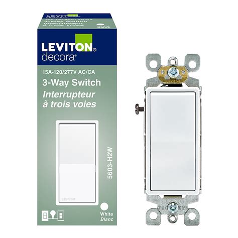 Leviton 3 Way Decora Switch - White | The Home Depot Canada