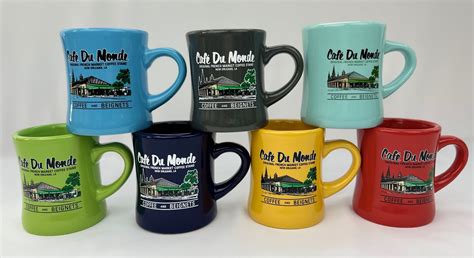 Diner Mug Colored – Cafe Du Monde New Orleans