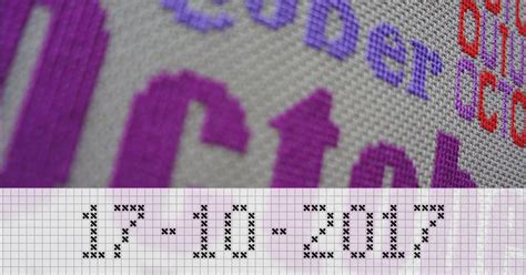 Write your name in stitches with the Cross Stitch Writer to sign your precious cross stitch ...