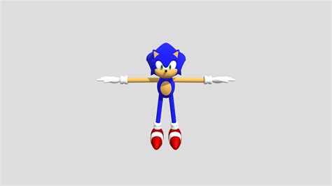 Sonic The Hedgehog Model - Download Free 3D model by NanaFan [dcefd73] - Sketchfab